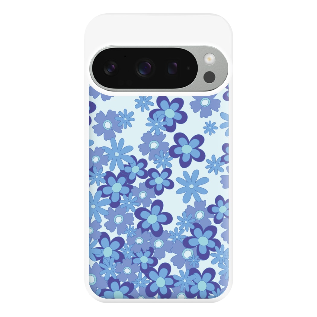 Blue Flowers - Floral Patterns Phone Case for Google Pixel 9 Pro XL