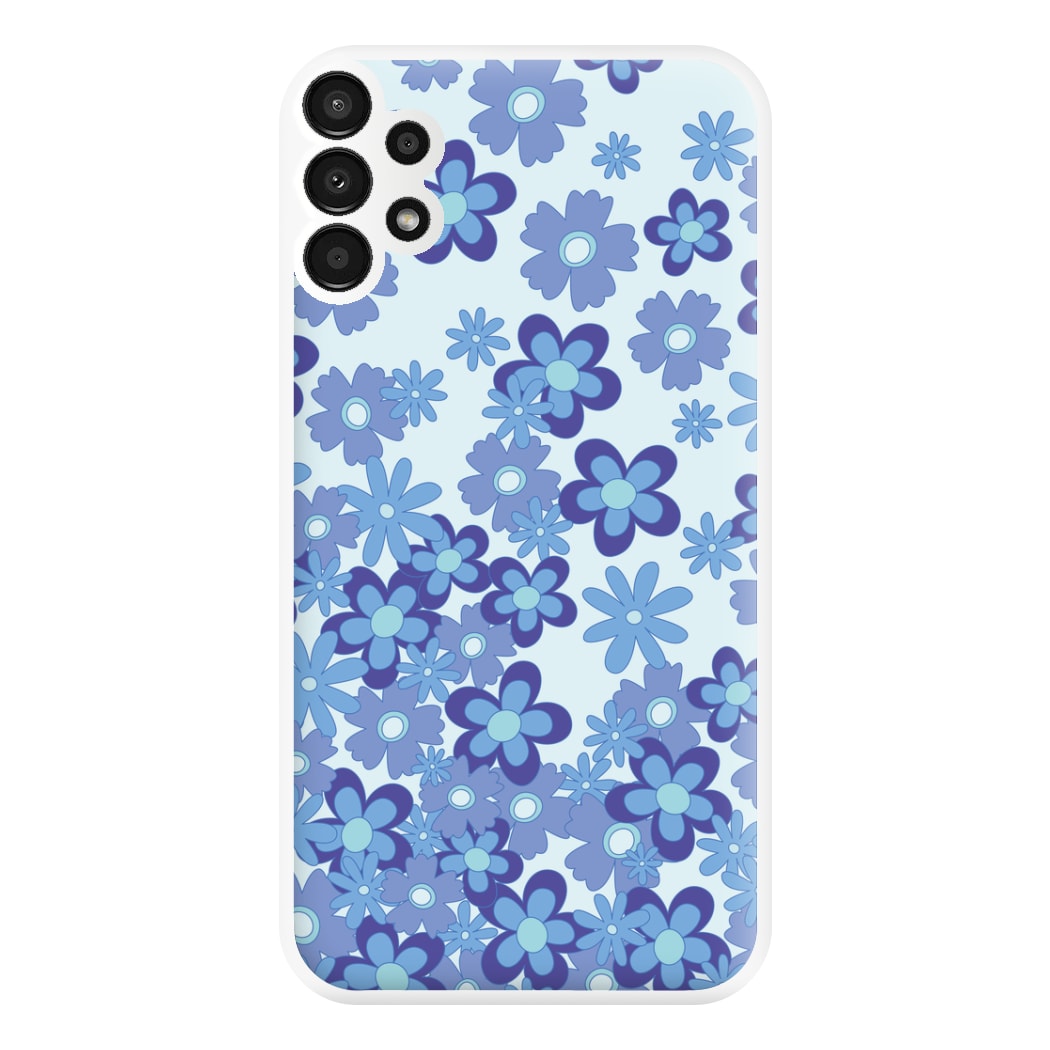 Blue Flowers - Floral Patterns Phone Case for Galaxy A13