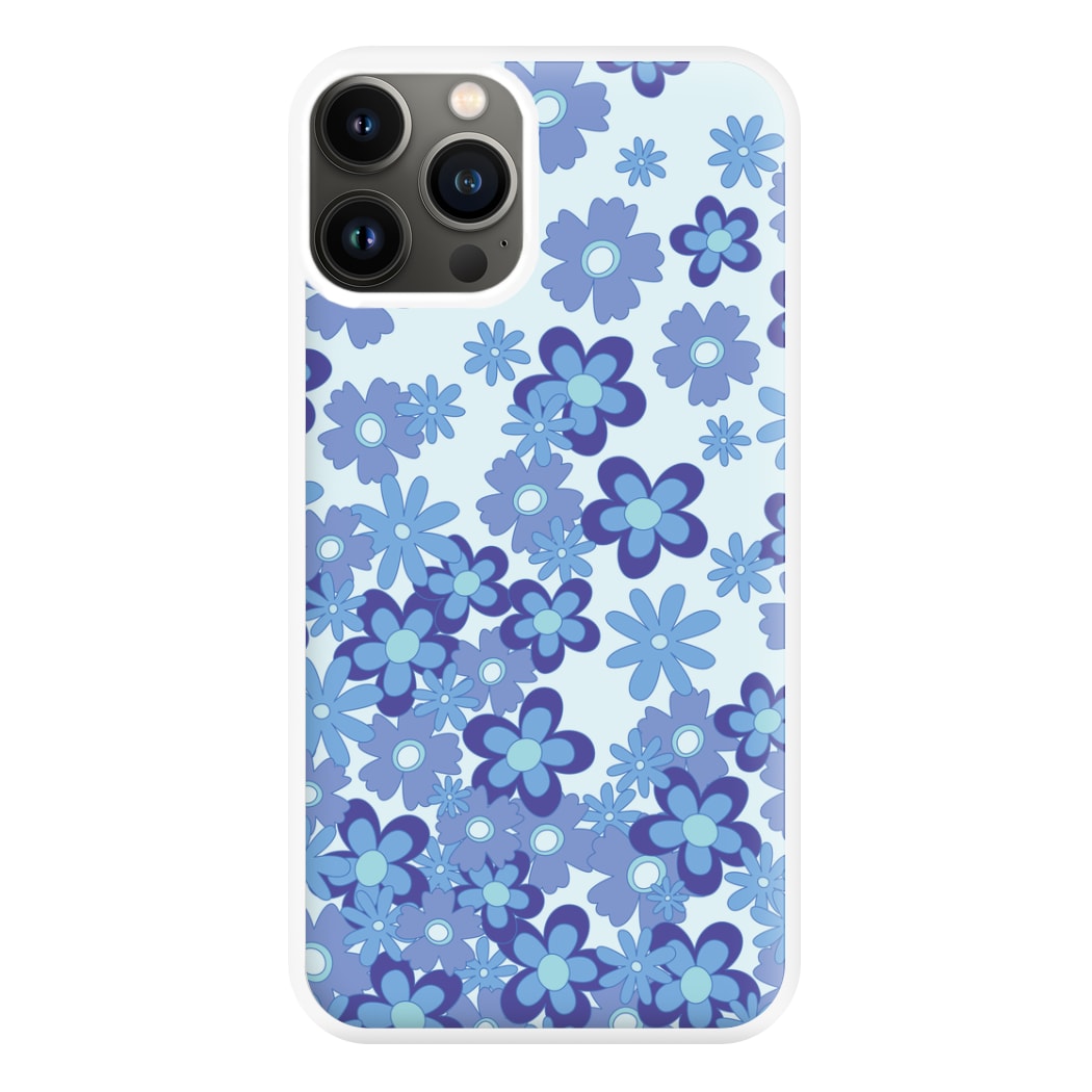 Blue Flowers - Floral Patterns Phone Case for iPhone 11 Pro Max