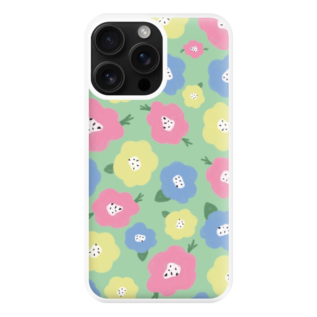 Painted Flowers - Floral Patterns Phone Case