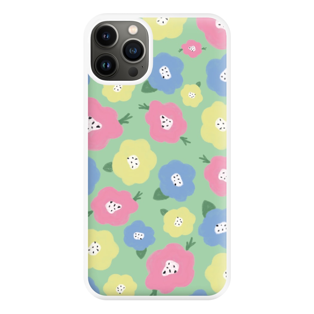 Painted Flowers - Floral Patterns Phone Case for iPhone 13