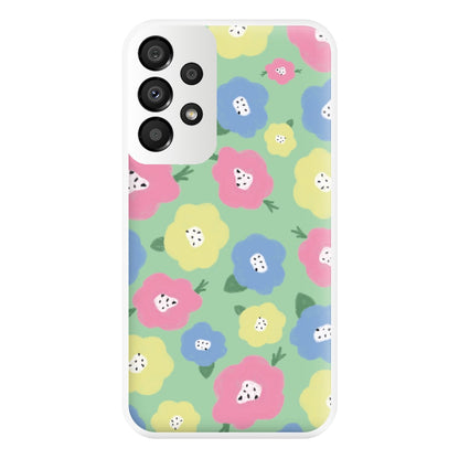 Painted Flowers - Floral Patterns Phone Case for Galaxy A33