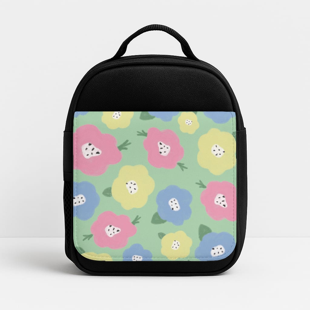 Painted Flowers - Floral Patterns Insulated Lunchbox