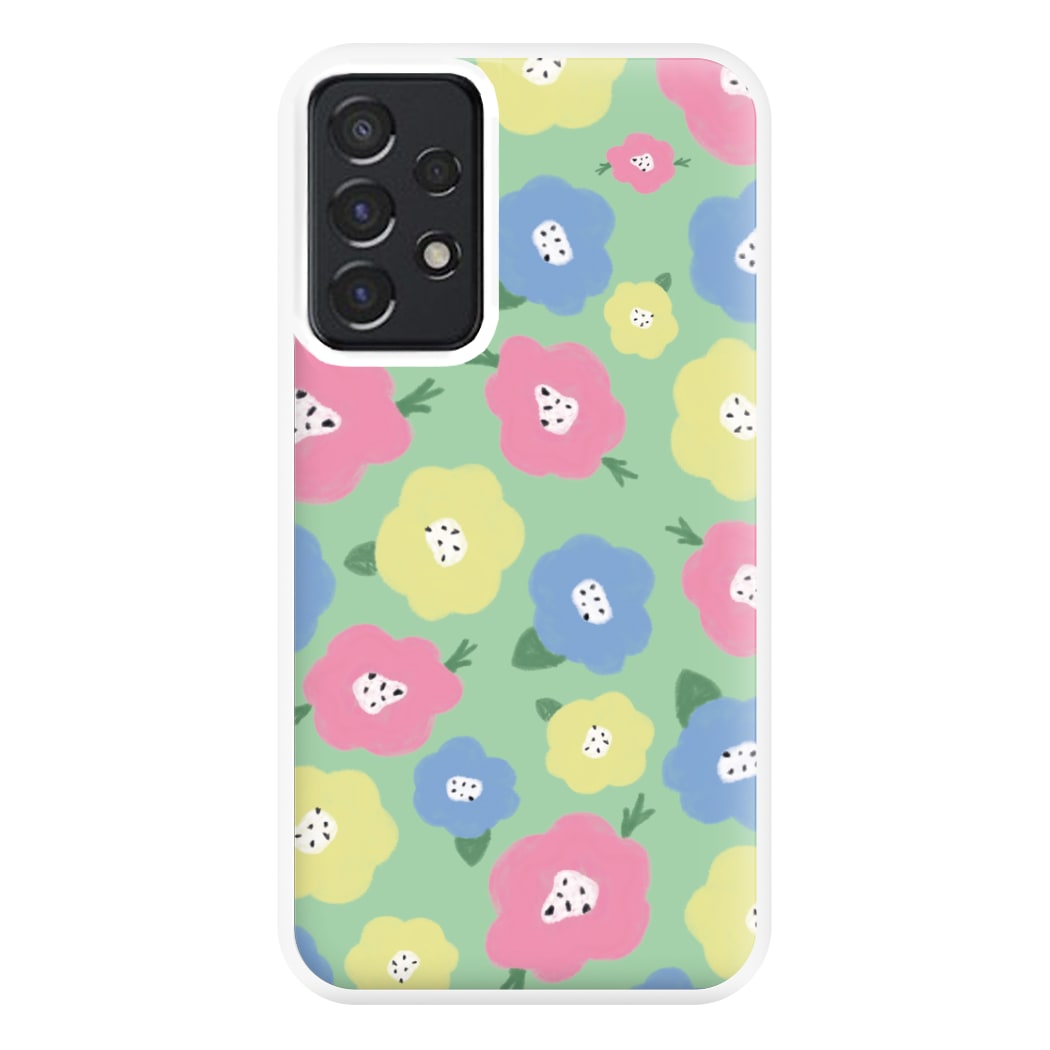 Painted Flowers - Floral Patterns Phone Case for Galaxy A52 / A52s