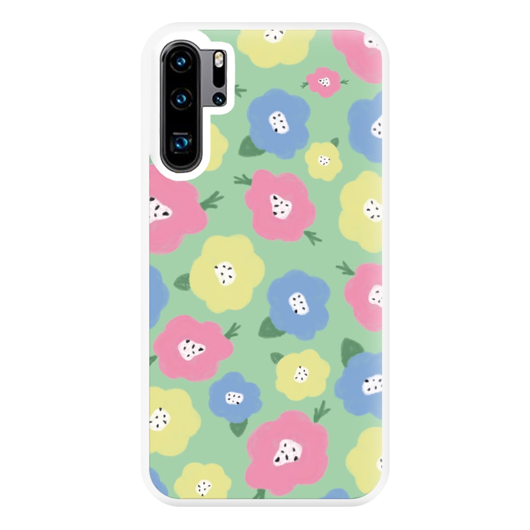 Painted Flowers - Floral Patterns Phone Case for Huawei P30 Pro