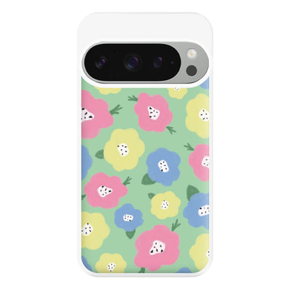 Painted Flowers - Floral Patterns Phone Case for Google Pixel 9 Pro XL