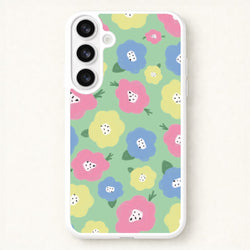 Painted Flowers - Floral Patterns Phone Case for Galaxy S26 Plus