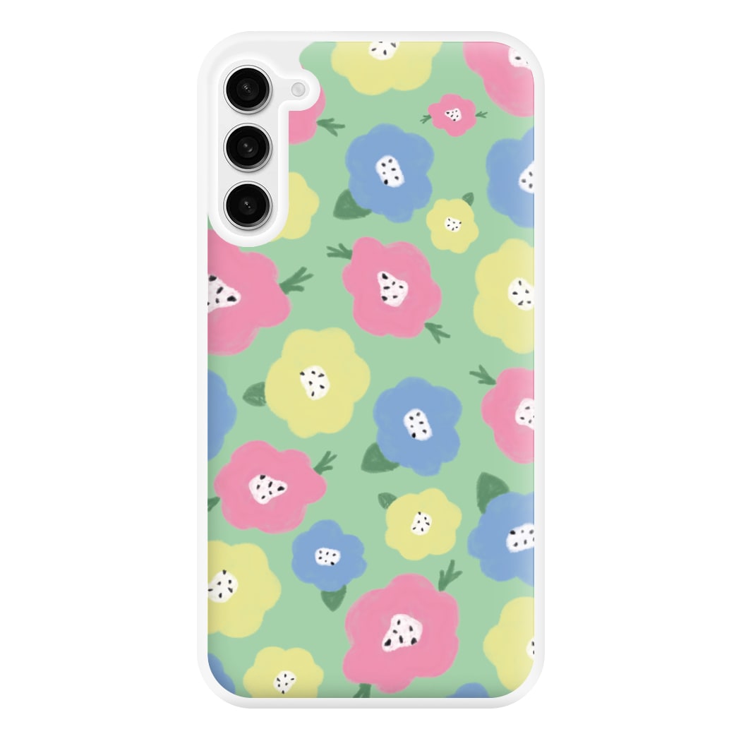 Painted Flowers - Floral Patterns Phone Case for Galaxy S23FE