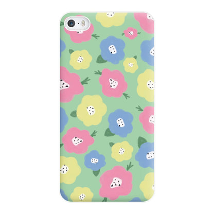 Painted Flowers - Floral Patterns Phone Case for iPhone 5 / 5s / SE 2016