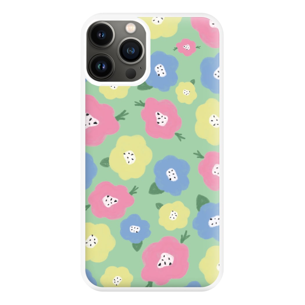 Painted Flowers - Floral Patterns Phone Case for iPhone 11 Pro Max