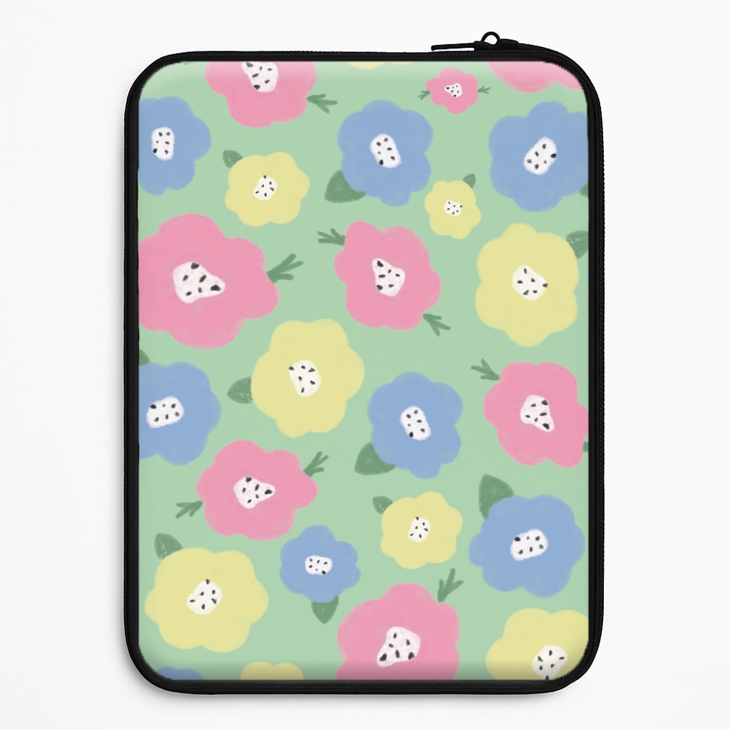 Painted Flowers - Floral Patterns Universal Laptop Sleeve
