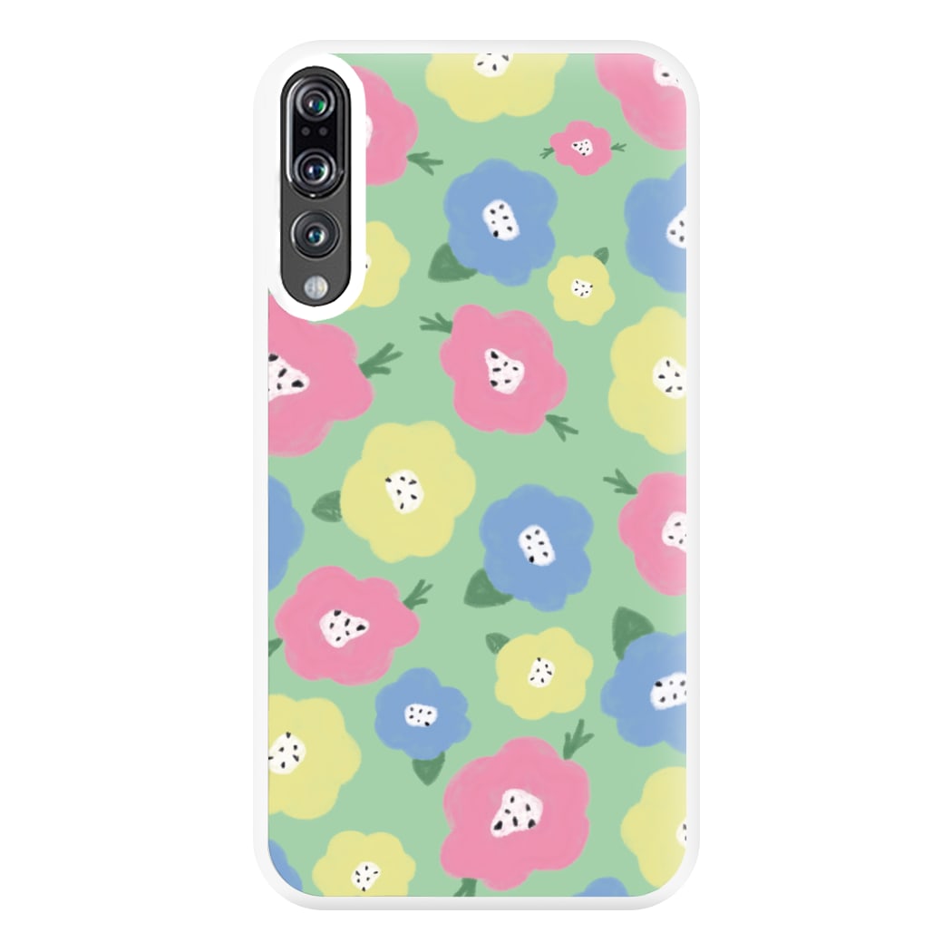 Painted Flowers - Floral Patterns Phone Case for Huawei P20 Pro