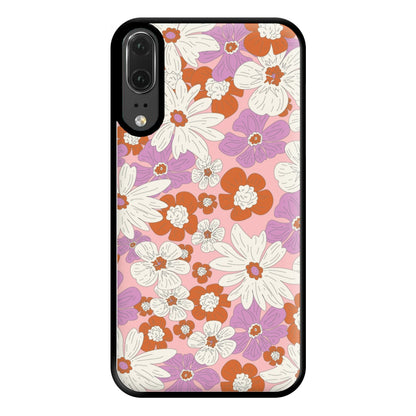 Retro Flowers - Floral Patterns Phone Case for Huawei P20