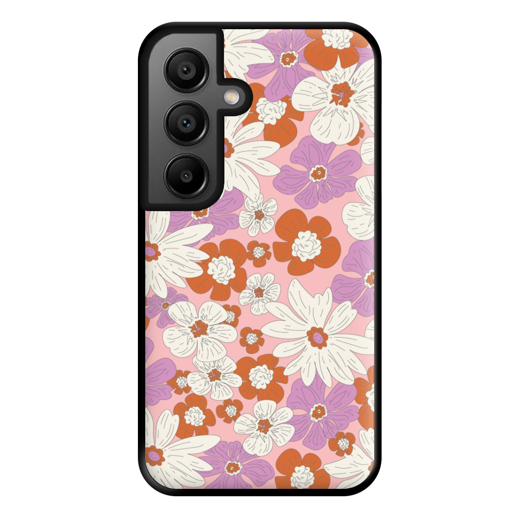 Retro Flowers - Floral Patterns Phone Case for Google Pixel 8