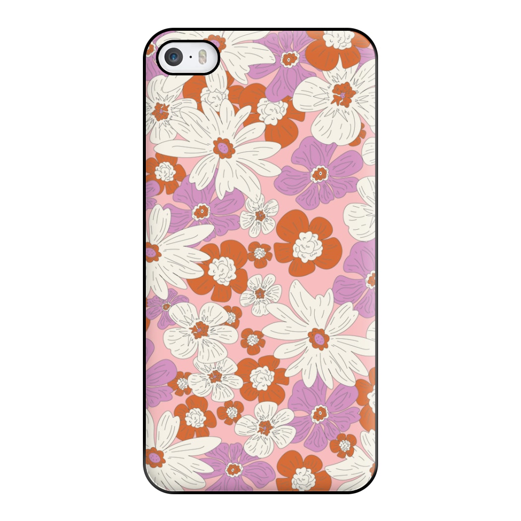 Retro Flowers - Floral Patterns Phone Case for iPhone 5 / 5s / SE 2016