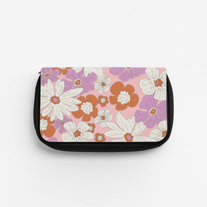 Retro Flowers - Floral Patterns Pencil Case