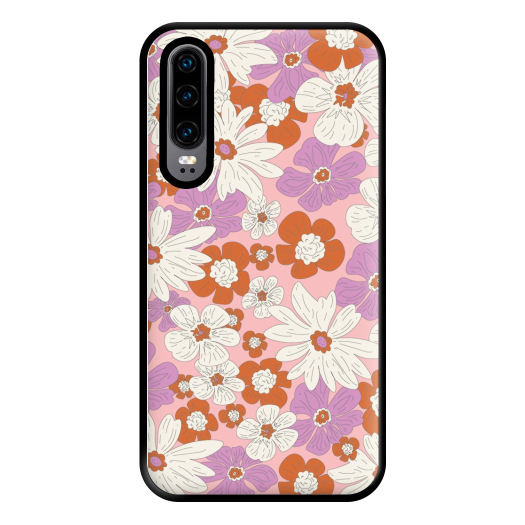 Retro Flowers - Floral Patterns Phone Case for Huawei P30