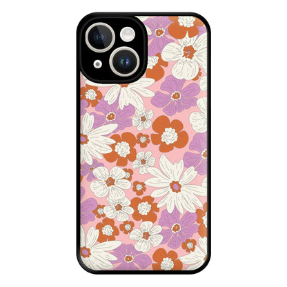 Retro Flowers - Floral Patterns Phone Case for iPhone 14