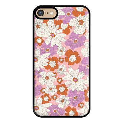 Retro Flowers - Floral Patterns Phone Case for iPhone 6 / 7 / 8 / SE