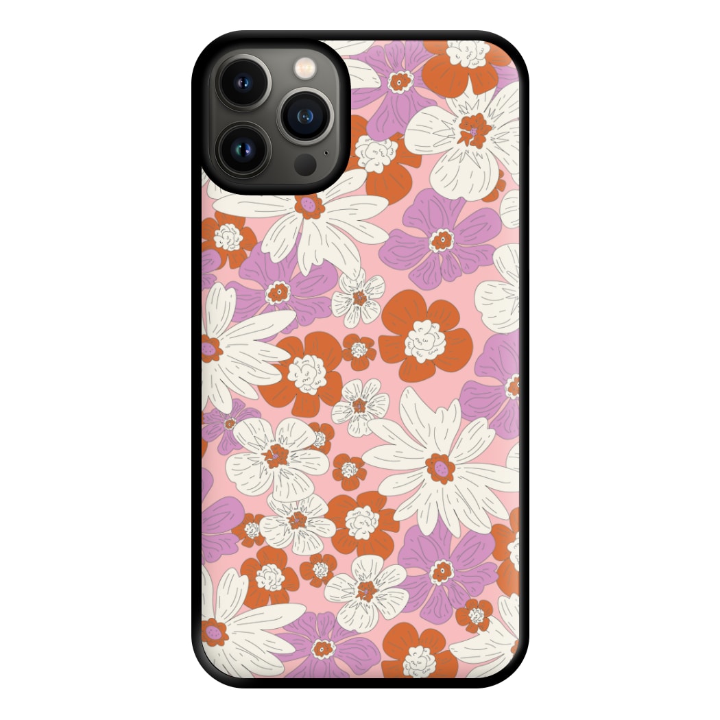 Retro Flowers - Floral Patterns Phone Case for iPhone 13