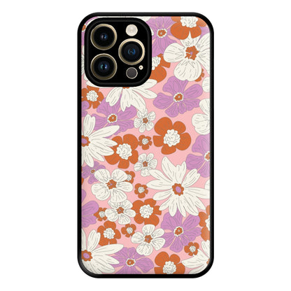 Retro Flowers - Floral Patterns Phone Case for iPhone 14 Pro Max