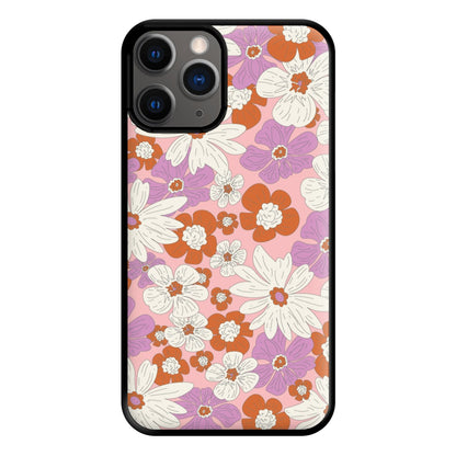 Retro Flowers - Floral Patterns Phone Case for iPhone 12 Pro Max