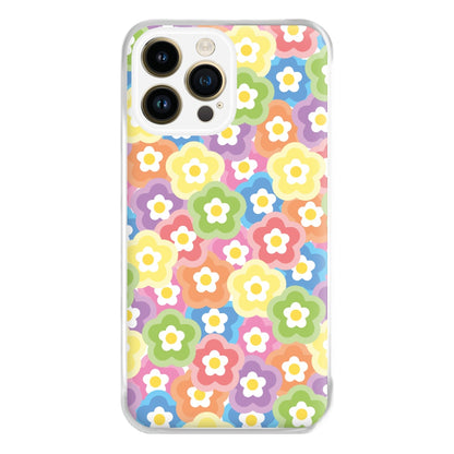 Psychedelic Flowers - Floral Patterns Phone Case for iPhone 14 Pro Max