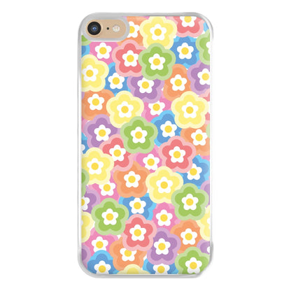 Psychedelic Flowers - Floral Patterns Phone Case for iPhone 6 Plus / 7 Plus / 8 Plus