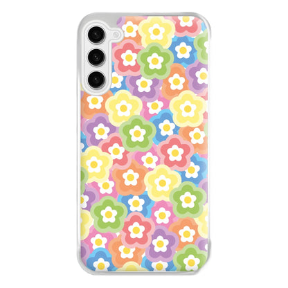 Psychedelic Flowers - Floral Patterns Phone Case for Galaxy S23FE