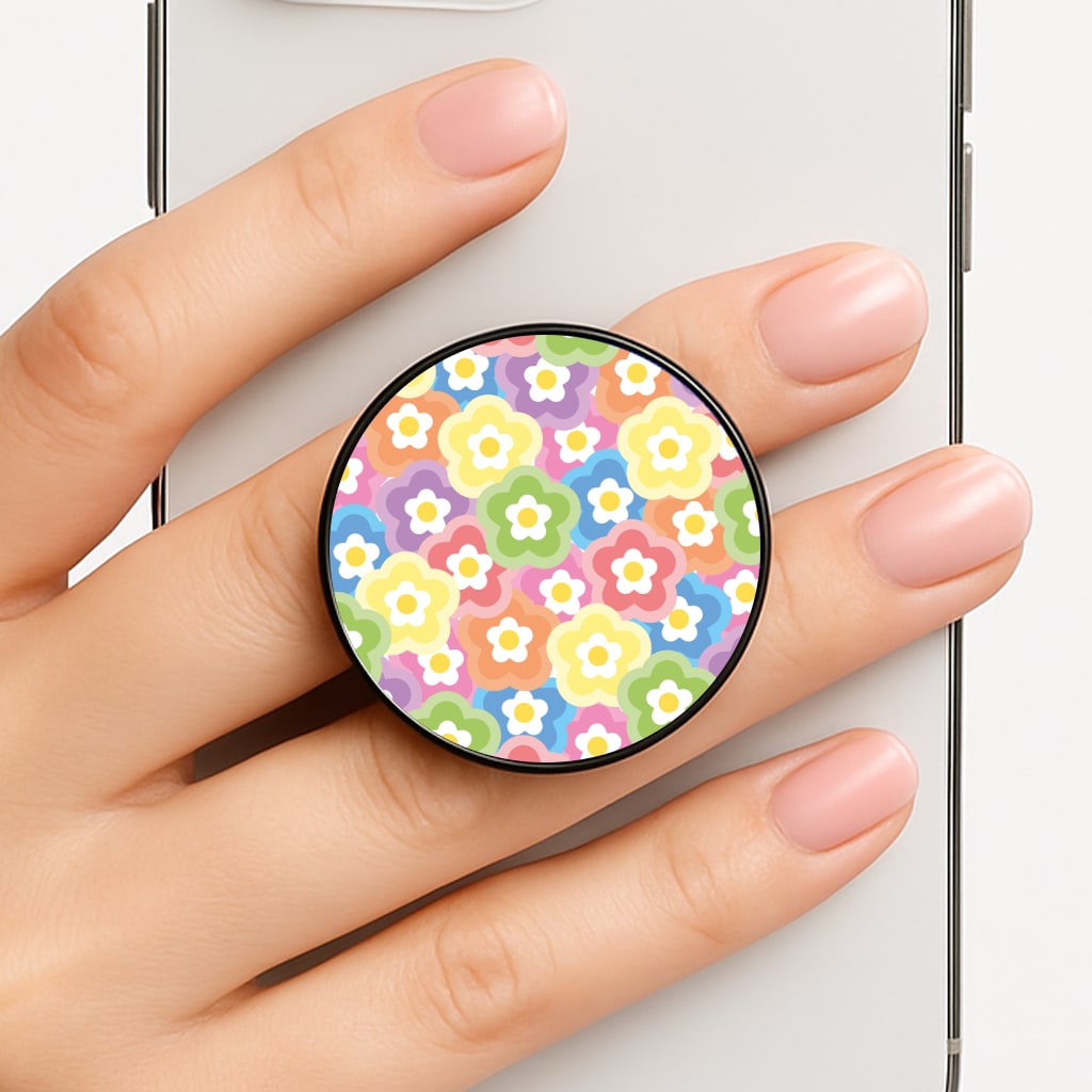Psychedelic Flowers - Floral Patterns FunGrip