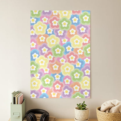 Psychedelic Flowers - Floral Patterns Poster