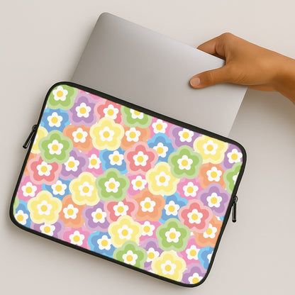 Psychedelic Flowers - Floral Patterns MacBook Case