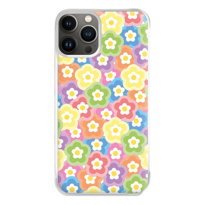 Psychedelic Flowers - Floral Patterns Phone Case for iPhone 13 Pro Max