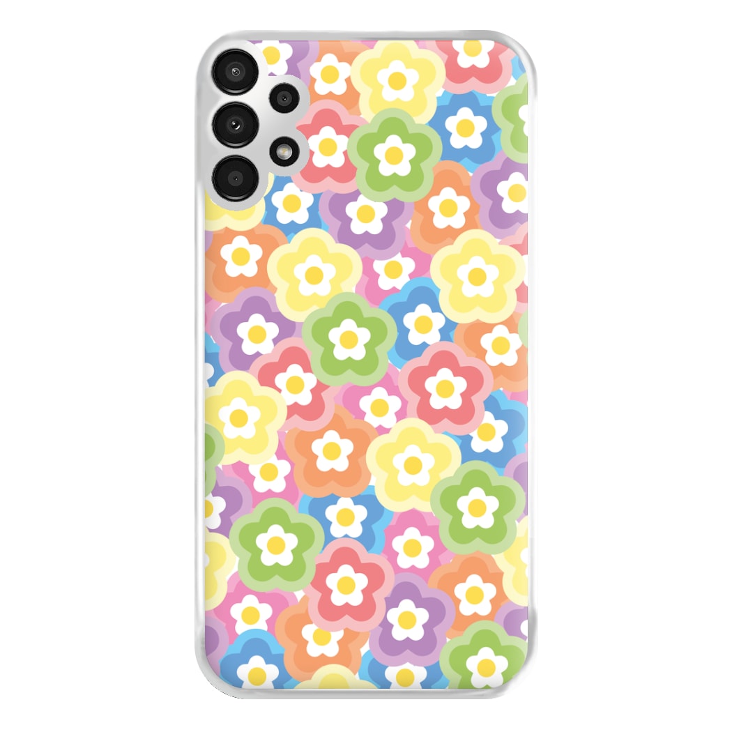 Psychedelic Flowers - Floral Patterns Phone Case for Galaxy A13