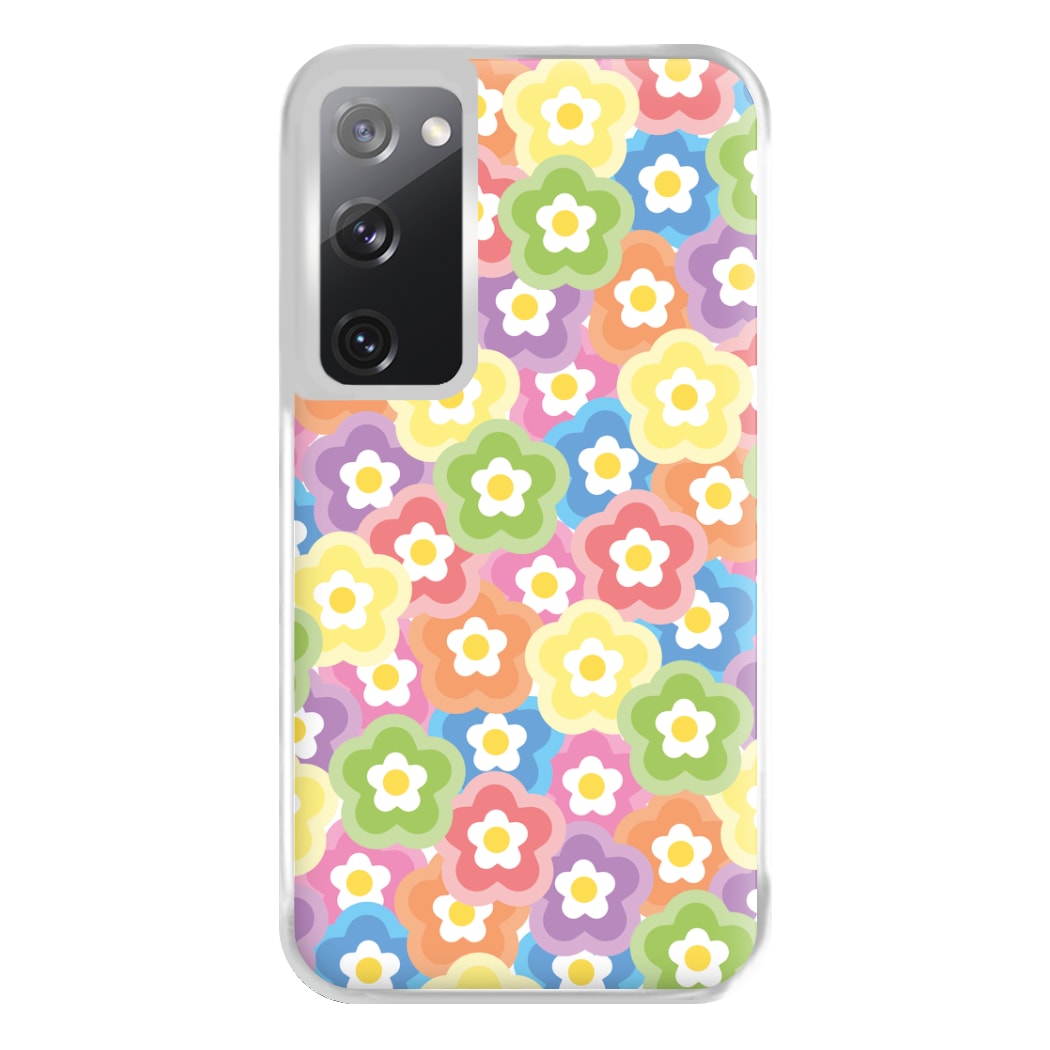 Psychedelic Flowers - Floral Patterns Phone Case for Galaxy S20FE