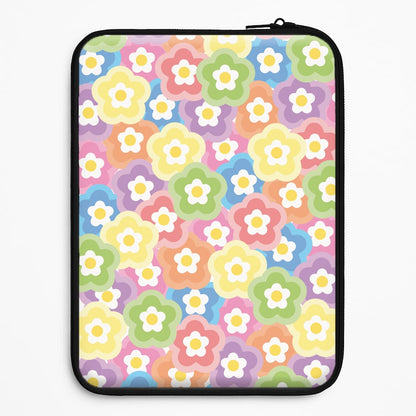 Psychedelic Flowers - Floral Patterns Universal Laptop Sleeve