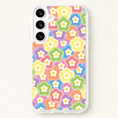 Psychedelic Flowers - Floral Patterns Phone Case for Galaxy S26 Plus