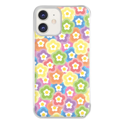 Psychedelic Flowers - Floral Patterns Phone Case for iPhone 12 / 12 Pro