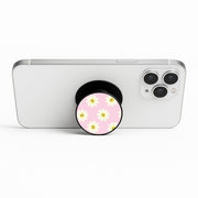 Pastel Pink Smiley Daisies Pattern FunGrip 2
