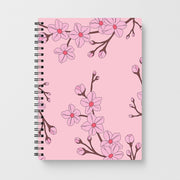 Cherry Blossom Pattern Notebook 1