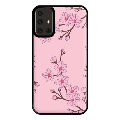 Cherry Blossom Pattern Phone Case for Galaxy A71
