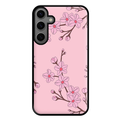 Cherry Blossom Pattern Phone Case for Galaxy S23FE
