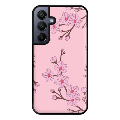Cherry Blossom Pattern Phone Case for Galaxy A16