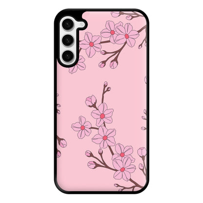 Cherry Blossom Pattern Phone Case for Galaxy S23 Plus