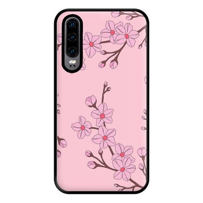 Cherry Blossom Pattern Phone Case for Huawei P30