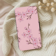 Cherry Blossom Pattern Flip / Wallet Phone Case 5