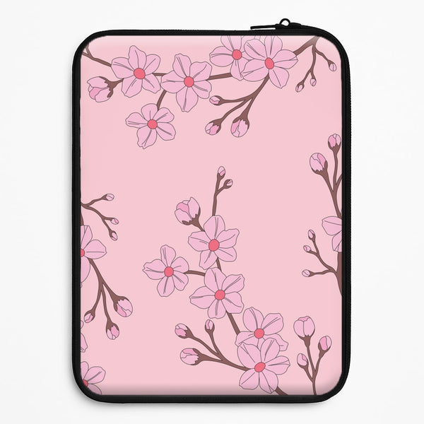 Cherry Blossom Pattern Universal Laptop Sleeve