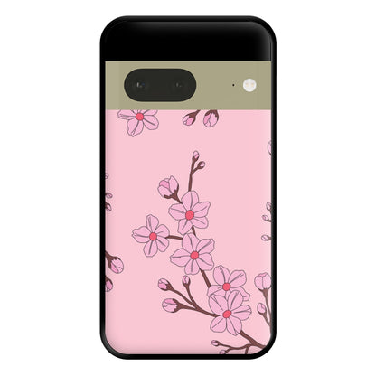 Cherry Blossom Pattern Phone Case for Google Pixel 7a