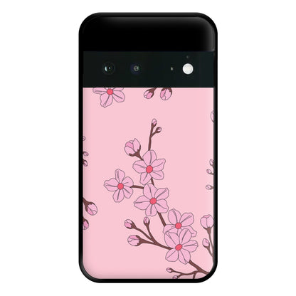 Cherry Blossom Pattern Phone Case for Google Pixel 6a