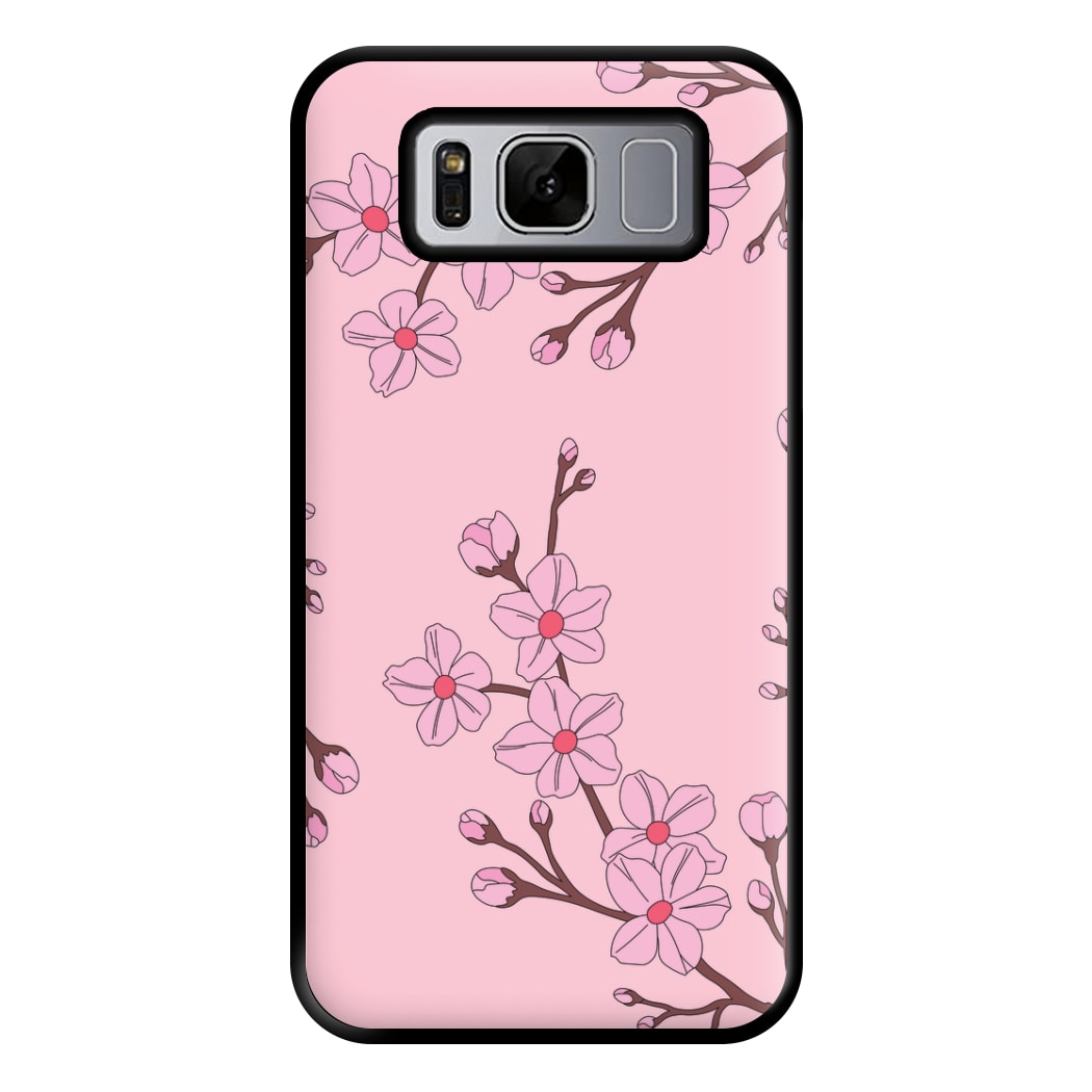 Cherry Blossom Pattern Phone Case for Galaxy S8 Plus